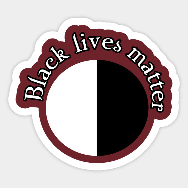 Black lives matter Sticker by Muahh